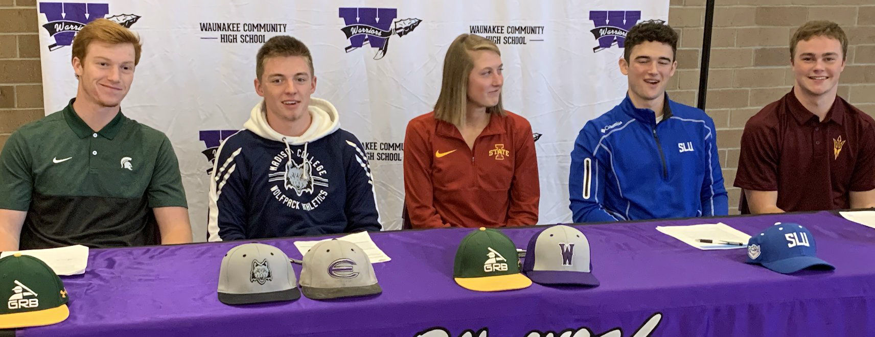 National Signing Day photo: Some of Waunakee's signees include Isabelle Barmore and Joe Hauser